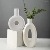 Vasos vaso de cerâmica decoração nórdica decoração de decoração de decoração de vela de vela florest