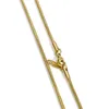 Anhänger Halsketten 0,9 mm-2mm Edelstahl Schlangenkette Halskette Twisted Seil Schmuck Damen Langketten Accessoiresq