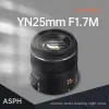 フィルターYongnuo M4/3マウントカメラレンズYN25mm F1.7M大口径AF/MFパナソニックオリンパス用標準プライムレンズG95 GF9 GX9