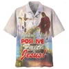 Men's Casual Shirts Jesus Love Me God Loves The World Hawaiian Mens Womens Fashion Cool Beach Summer Floral Shirt Tops Clothes