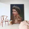 Engeland Queen knipoog posters en afdrukkende foto's