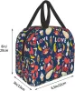 Crab Love Lunch Bag Sac fourre-tout pour femmes Men Box Conteneur isolé pour les écoles Travail Traversmez à l'extérieur Picnic