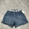 Lettres Femmes Denim Shorts Jeans Designer Pantalon Jean Sexy Summer Luxury Designer Denim pantalon