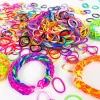 200 / 600pcs Rous-moustiquaires Bandes élastiques pour bricolage Bracelet Bracelet Collier Bijoux Craft Gift Making Accessoires Supplies