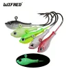 Wifreo 3st Fish Head Jig Head Hooks For Bucktail Saltwater Swimbait Jig Head Baits Holder Hook For Striped Bass Bluefish