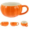 Mugs Exquisite Pumpkin Mug Multi-functional Coffee Cup Portable Milk Household Breakfast Halloween Beer