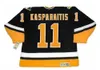 مخصص الرجال شباب النساء خمر 11 Darius Kasparaitis CCM Hockey Jersey Size S5XL أو مخصص أي اسم أو رقم 8289804