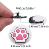 8pcs/Set Cele Cat Footprints Bute Charms for DIY Bransoleta Opaska Sandałowa Akcesoria dla dzieci Kobiet Party Favor Favor Prezenty