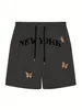 Men's Shorts 2024 " York" Butterfly Comfy Casual Solid Color Slightly Stretch Elastic Waist Drawstring For Summer