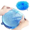 Kitchenware For Kitchen Utensil Silicone Retractable Lid Reusable Universal Round Silicone Food Packaging Bowl Lid Can Cover