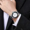 Wristwatches Luxury mens Brand es Fashion Business Luminous Calendar Large Dial Men Quartz Stainless Steel Strap Sports Clock240409