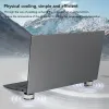 Stand 1 par Portable Laptop Stand Mini Tablet Cooling Holder Höjd justerbar Antiskid Notebook Tablett Holder Spiral Lyftbas