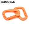 4 pezzi/lotto Carabiner Snap Hanging Hook D-ring Plastic Plastic Plastic Strong Tac Link Talketchain Strumento EDC