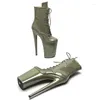 Dance Shoes 23CM/9inches PU Upper Modern Sexy Nightclub Pole High Heel Platform Women's Ankle Boots 138