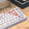 Tillbehör 158 Keys Ink Målning Sakura Theme Original KeyCaps Cherry Profile Personlig KeyCap för mekaniskt tangentbord med 7U och ISO K