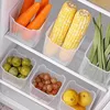 Storage Bottles 1x Refrigerator Food Fresh Box Fridge Fruit Vegetable Spice Case Health Container Kitchen Organizer Boxs