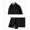 Dames wollen blends jas winter Koreaanse mode lang gecoate verdikte wollen voor vrouwen zwarte harajuku 231018 drop levering kleding doek dhx1w