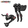 Sensah SRX Pro 11 스피드로드 자전거 시프터 후면 변속기 STI 자갈 자전거 1x11 사이클로 크로스