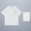 디자이너 남성용 티셔츠 클래식 콜라 브랜드 디자이너 클래식 기본 자수 배지 느슨한면 바운드 넥 섬 T 셔츠 0030999