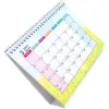 Pianificatore del calendario della scrivania Calendario per scrivania Calendario da scrivania Calendario per scrivania per eventi di registrazione