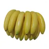 Party Decoration Realistic Artificial Banana Bunch Simulation Fruit Model Fake Display Props Decorative Funny Toy