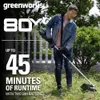 GreenWorks Pro 16 pouces 80V Cords sans fil coupe-corne - Attachement capable et batterie non inclus - outil de maintenance de pelouse puissant et efficace