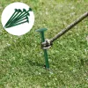 100 pcs Orchard Greenhouse Nails Tents Plastics Stakes Paysage Tissu Fabric Pase pour les plantes de jardin bâbord