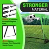 Runbow 6x4 ft Portable Kids Soccer Mål för Backyard Practice Soccer Net med Carry Bag 240403