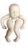 Kit bambola da 20 pollici di rinamo Luisa neonato lifelike soft touch non dipinto parti bambole fai -da -te con panno rinaio kit rifornimento