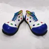 34cm Puntos azules Big Circus Clown Shoes Cartoon Cosplay Accesorios Comic Joker Cosplay Funny Wear Unisex One Size Party Favors