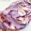 Halsdukar nya 90x90 cm lyxmärke blommor tryck Silk Scarf Women fyrkantiga halsdukar Design hijab hårband pannband halsduk sjal bandanna240409