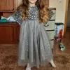 Sequin Girls Princess Party Robes pour 3 à 8 ans pour enfants Anniversaire Mariage de soirée Robe de bal de bal de printemps