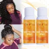 Classe de cheveux pour perruque en dentelle étanche à perruque adhésive de liaison invisible colle + pull teintée en dentelle pour perruques brun clair + lacet meliting spray