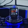 Orologio per tubo nixie smart wifi bagliore orologio tubo fai -da -te orologio cyberpunk orologio digitale orologio visivo aggiornamento automatico mutevole