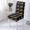 Couvre-chaises mignonnes animales imprimées couvercles de siège anti-hier