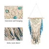 Chair Covers Wall Hanging Macrame Curtain Bohemian Hand Woven Tapestry Perfect Door For Bedroom Decoration 45 X 75cm