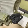 designer sandaler tofflor nya gummi glider sandaler blommor brokad kvinnor män tofflor platt bottnar flip flops kvinnor mode randig