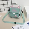 Shoulder Bags HOMEMAGIC 2024 Women Shopping Sweet Kawaii Printed Canvas Leisure Daily Shop Bag Crossbody Satchel Purse