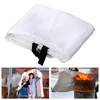 Fire blanket emergency survival fire shelter security 1mx1m tent blanket guard fire extinguishers shelter survival V6I2