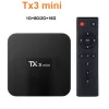 Box Tx3 Mini TV Box Android 8.1 Amlogic S905W o Allwinner H313 1G 8G 2G 16G 4K H.265 2.4G 5G Dual WiFi Set Top Box Media Player