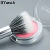 Professional Duo Fiber Stipple Blush Brush Multifunctional Portable Soft Contour Brush For Highlight Loose Powder Makeup Tools