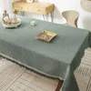 Table de table japonais vent coton couleur coloride de couvre-couvre-poussière de caoutchouc de café de café
