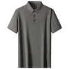 Polos męski 8xl 7xl 6xl 2024 Letnie koszule biznesowe dla mężczyzn High End Luksusowy męska koszula polo swobodne luźne homme moda męska T-shirt