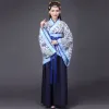 12styles Mulher chinesa tradicional antiga dança trajes femininos estágio nacional étnico hanfu bordado tang de tang para senhora