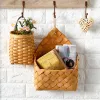 Cesti di stoccaggio a muro cestino decorativo decorativo cesto di stoccaggio di bambù per la casa per matrimoni da giardino decorazione