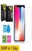 Temperierter Glasschriftenschutz für iPhone 13 12 11 Pro XS MAX XR 7 8 Plus LG Stylo 6 Film 033 mm mit Papierbox33590589973592
