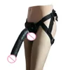 28 * 4,5 cm Strapon de lambe lesbienne longue culotte pour les femmes pénis un harnais ceinture gay toys sexy adultes