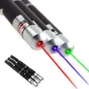 5MW 650 nm groene laser pen zwart sterk zichtbare lichtstraal laserpointer 3colors krachtige militaire laster pointer pen