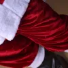 رأس السنة الجديدة سانتا كلوز كوزبلاي زي ديلوكس كلاسيك فيلفيت فاخرة الملابس بدلة عالية الجودة بدلة عيد الميلاد كرنفال
