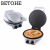 Pancake Electric Crepe Maker a doppia faccia di riscaldamento pizza Pan bbq bistecca di friggioni barbecue cottura griglie di padella